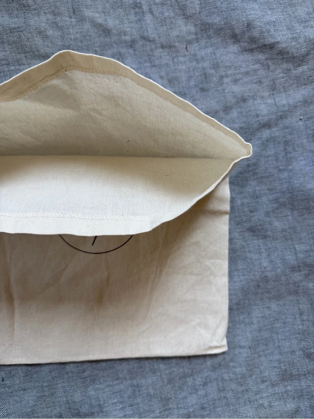 Cream Cotton Storage Tote - Reusable Organizing Bag